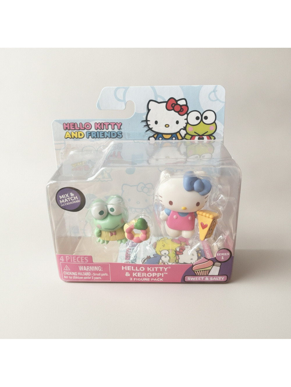 Sanrio Sweet & Salty Hello Kitty 2-Pack Mini Figures Keroppi Series 1 NEW